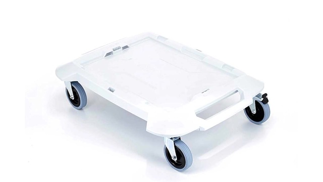 Bosch L-BOXX Roller Professional Synthétique ABS Blanc, Planche à roulettes Blanc, Synthétique ABS, Blanc, 100 kg, 646 mm, 492 mm, 184 mm