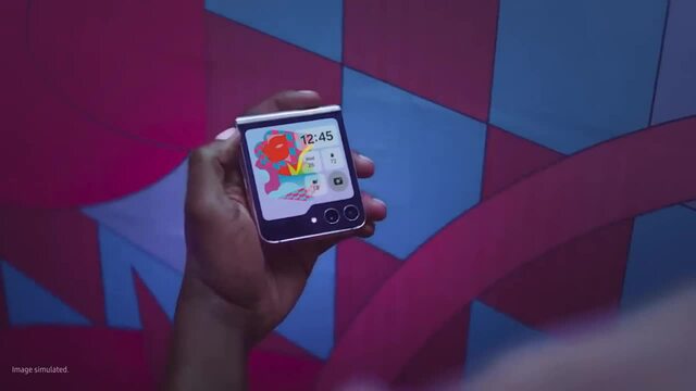SAMSUNG Galaxy Z Flip5, Smartphone Graphite, 512 Go, Dual-SIM, Android