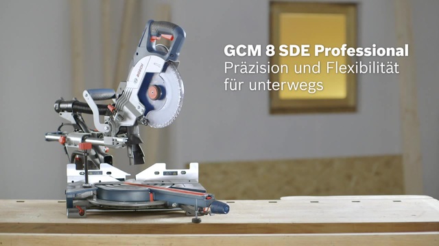 Bosch Paneelsäge GCM 8 SDE, Kapp-und Gehrungssäge blau, 1.600 Watt