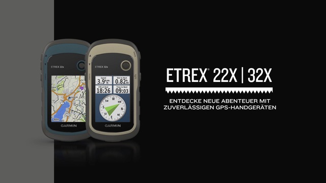 Garmin eTrex 22x, Navigationssystem schwarz/dunkelblau, Europa