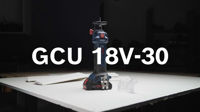 Bosch Akku-Rotationsschneider GCU 18V-30 Professional solo blau/schwarz, ohne Akku und Ladegerät