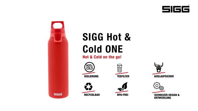 SIGG Hot & Cold One White 0,3 Liter, Thermosflasche weiß