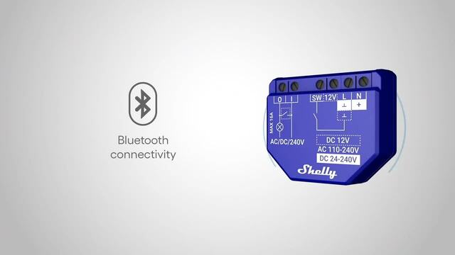 Shelly Plus 2PM relais 2-kanaals, Wifi, Bluetooth