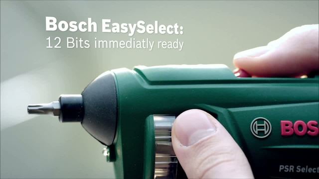Bosch Akkuschrauber PSR Select 3,6Volt grün/schwarz, Li-Ion-Akku 1,5Ah, im Koffer