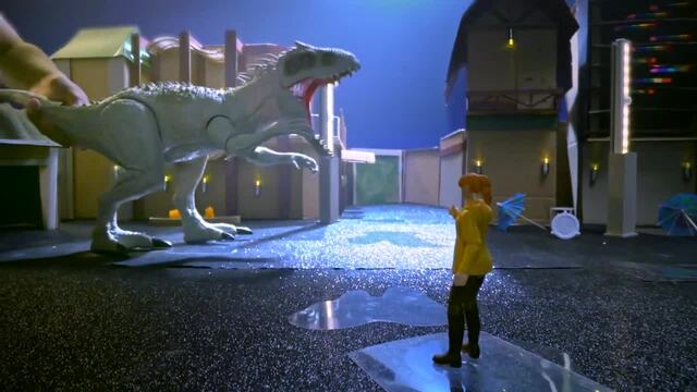 Mattel Jurassic World Thrash 'N Devour Tyrannosaurus Rex, Spielfigur 