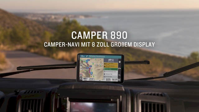 Garmin Camper 890, Navigationssystem Karten: Europa