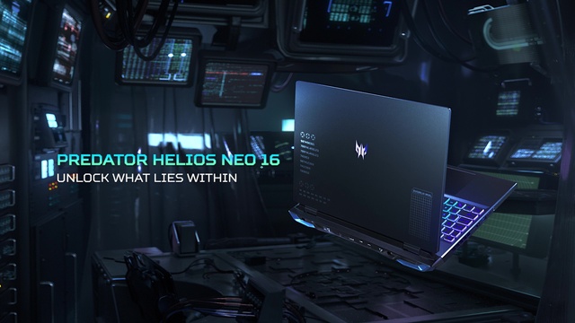 Acer Predator Helios Neo 16 (PHN16-71-737G), Gaming-Notebook schwarz, Windows 11 Home 64-Bit, 40.6 cm (16 Zoll) & 165 Hz Display, 1 TB SSD