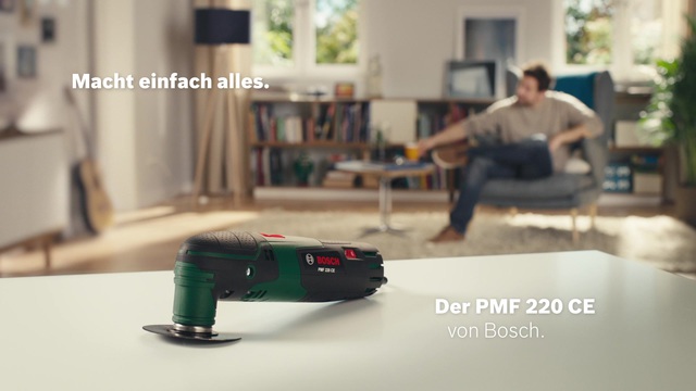 Bosch Multifunktions-Werkzeug PMF 220 CE grün/schwarz, 220 Watt, inkl. Zubehör Set groß