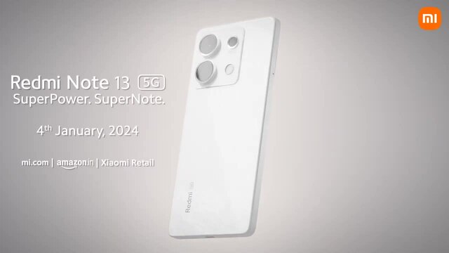 Xiaomi Redmi Note 13 256GB, Handy Graphite Black, Android 13, 5G