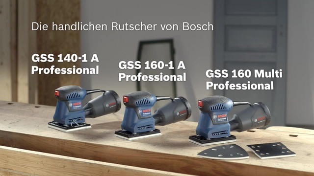 Bosch Schwingschleifer GSS 160 Multi Professional blau/schwarz, 180 Watt, L-BOXX