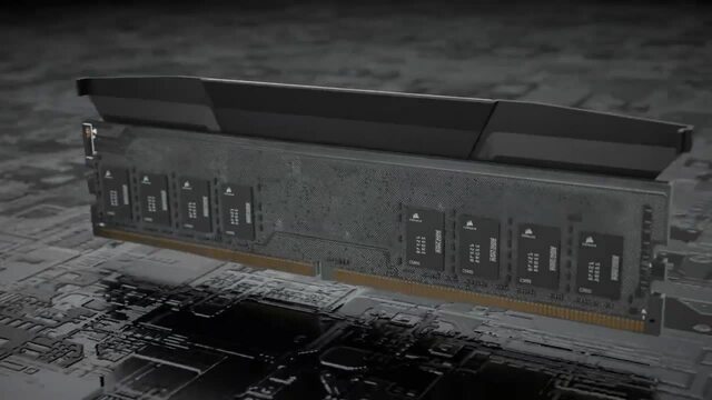 Corsair 32 Go DDR5-6000 Kit, Mémoire vive Noir/gris, CMH32GX5M2B6000Z30K, Vengeance RGB, EXPO
