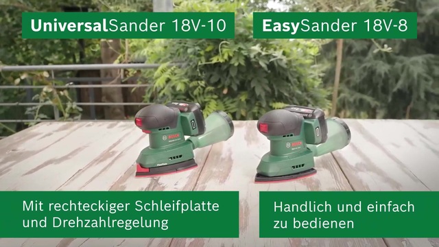 Bosch Akku-Multischleifer EasySander 18V-8 grün/schwarz, ohne Akku und Ladegerät, POWER FOR ALL ALLIANCE
