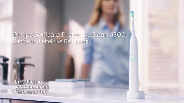 Philips Sonicare ProtectiveClean 4300 HX6807/35, Elektrische Zahnbürste weiß, inkl. 2. Handstück