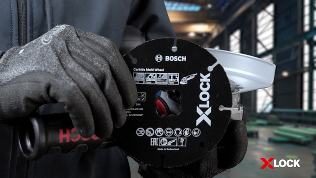 Bosch X-LOCK Carbide Multi Wheel 125 mm doorslijpschijf 125 x 1 x 22,23mm