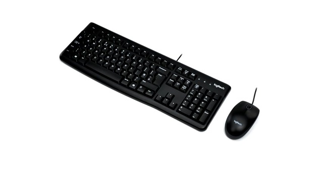 Logitech Desktop MK120, Desktop-Set schwarz, DE-Layout