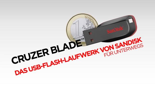 SanDisk Blade 64 GB, USB-Stick schwarz