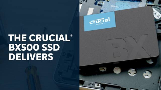 Crucial BX500 2 To SSD Noir, CT2000BX500SSD1, SATA/600