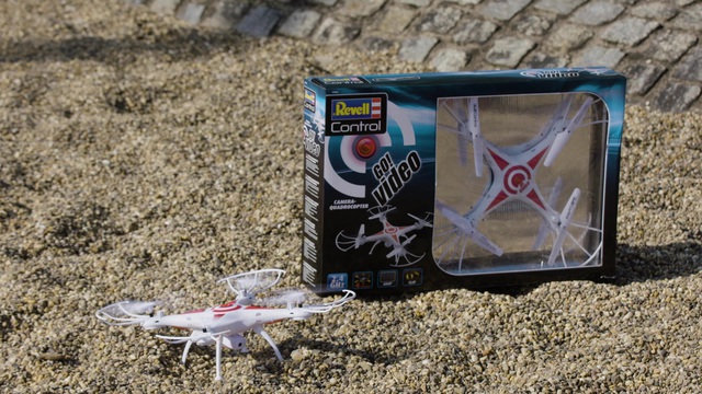 Revell Quadrocopter GO! VIDEO, Drohne weiß/rot