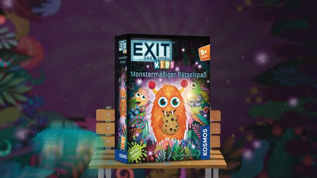 KOSMOS EXIT - Das Spiel Kids: Monstermäßiger Rätselspaß, Partyspiel 
