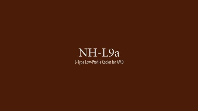 Noctua NH-L9a-AM4 chromax.black, Refroidisseur CPU Noir, Connexion PWM à 4 broches
