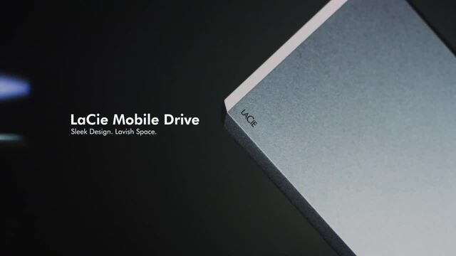 LaCie Mobile Drive 4 TB, Externe Festplatte grau, USB-C 3.2 Gen 1 (5 Gbit/s)