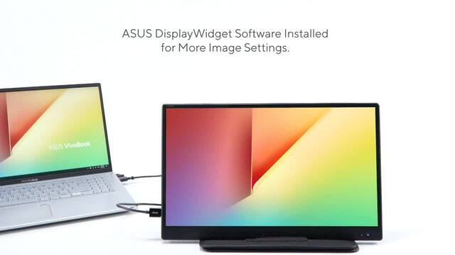 ASUS MB165B, LED-Monitor 40 cm (16 Zoll), schwarz, WXGA, TN, 60Hz, USB