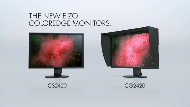 EIZO CS2420 ColorEdge 24.1" monitor Zwart, HDMI, DisplayPort, DVI-D, 3x USB-A 3.2 (5 Gbit/s), USB-B 3.0