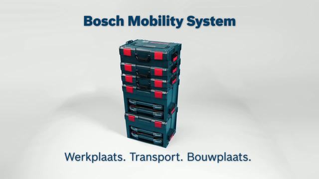 Bosch Foam insert 136 Professional inlay Zwart
