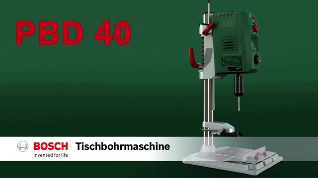 Bosch Tischbohrmaschine PBD 40 grün, 710 Watt