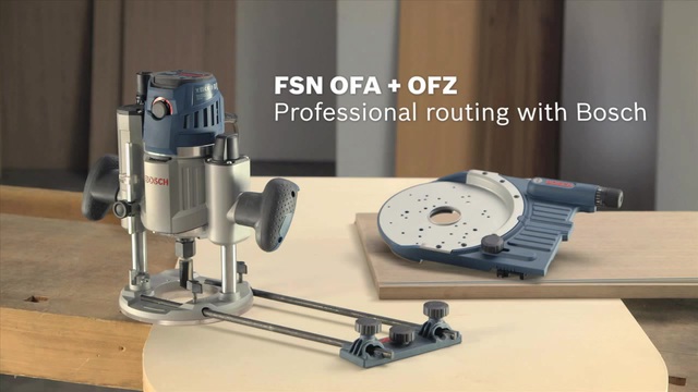 Bosch Führungsschienen-Adapter FSN OFA Professional blau, für Oberfräsen