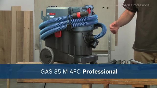 Bosch GAS 35 M AFC Professional nat- en droogzuiger Blauw