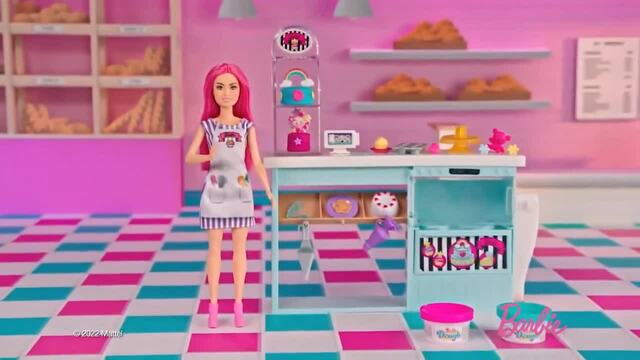 Mattel Barbie Bäckerei Spielset mit Puppe 