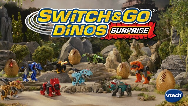 VTech Switch & Go Dinos - Surprise Ei, Spielfigur 