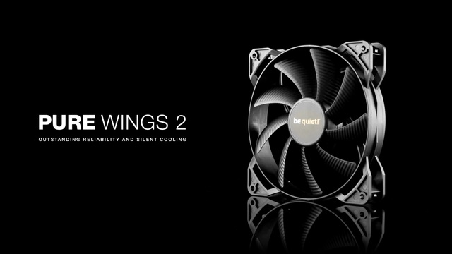 be quiet! Pure Wings 2 120 mm high-speed case fan Zwart