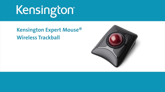 Kensington Expert Mouse Draadloze Trackball Zwart, Bluetooth