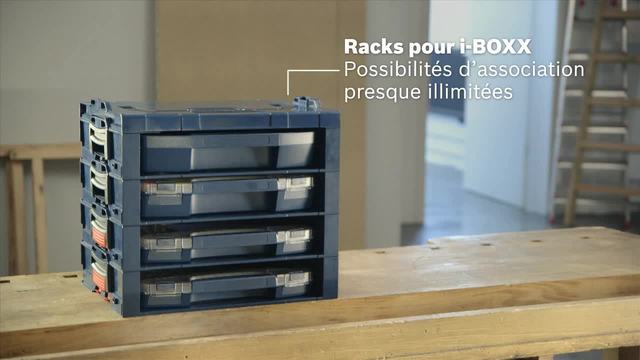 Bosch i-BOXX 53 Boîte à outils Plastique Bleu, Boîte à outils, Plastique, 367 mm, 318 mm, 53 mm, 800 g