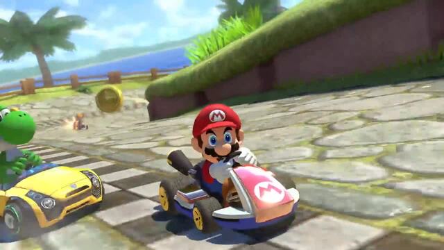 HORI Mario Kart 8 Deluxe Racing Wheel Mario houder Rood/zwart, Voor Nintendo Switch