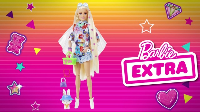 Mattel Extra Doll - Flower Power, Poupée 