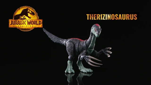 Mattel Jurassic World Sound Slashin' Therizinosaurus, Spielfigur 