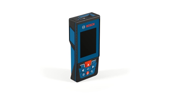Bosch Laser-Entfernungsmesser GLM 100-25 C Professional blau/schwarz, Reichweite 100m, rote Laserlinie