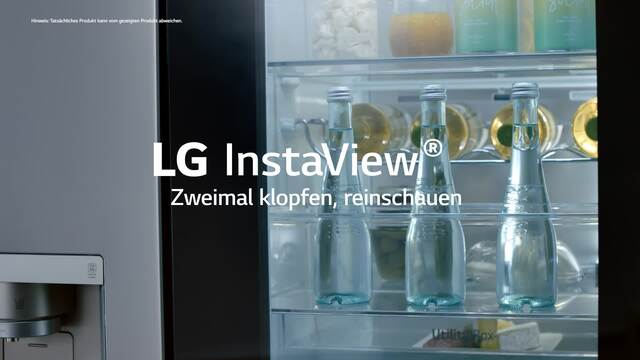 LG GSXV91BSAF, Side-by-Side InstaView Door-in-Door mit Showeffekt, DoorCooling+, UVnano Technologie