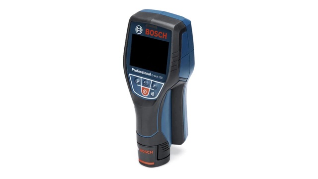 Bosch Wallscanner D-tect 120 Professional, 12Volt, Ortungsgerät blau/schwarz, Li-Ionen-Akku 2,0 Ah, in L-BOXX 136