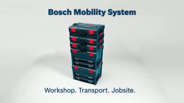 Bosch Foam insert 102 Professional inlay Zwart
