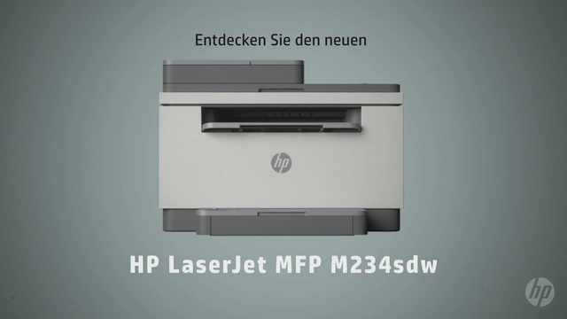 HP LaserJet MFP M234sdw, Multifunktionsdrucker grau, Instant Ink, USB, LAN, WLAN, Scan, Kopie