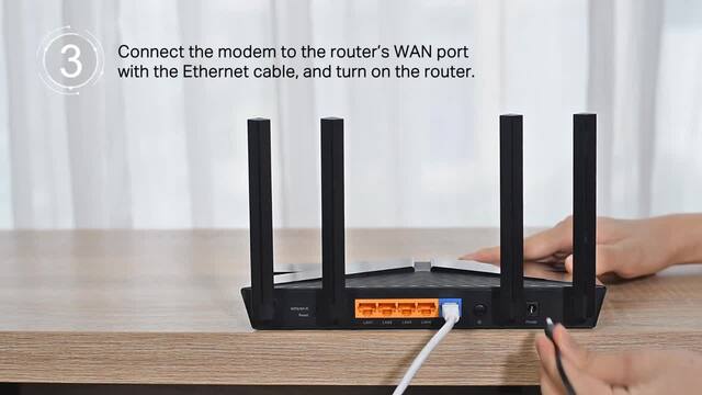 TP-Link Archer AX10 router Zwart