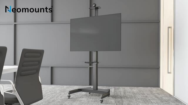 Neomounts PLASMA-M1900E verrijdbaar flatscreen meubel standaard Zwart