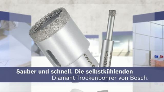 Bosch Diamant-Trockenbohrer Best for Ceramic Dry Speed, Ø 51mm für Winkelschleifer
