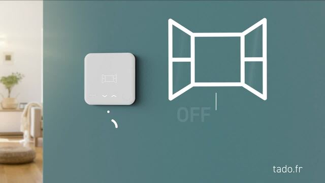 tado° Kit de démarrage - Bouton de radiateur intelligent V3+, Thermostat Blanc