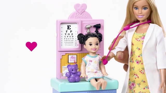 Mattel Barbie Carrièrepop - Kinderarts speelset 
