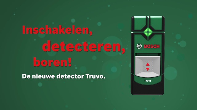 Bosch BOSCH TRUVO WEU tin box detectieapparaten Groen